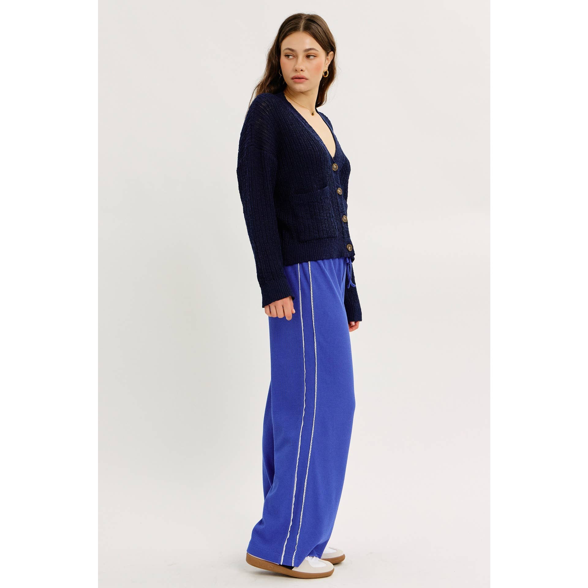 idem ditto – Engroshandel Cardigan - Dame – Ubesværet cool løs sweater-cardigan med lommer27