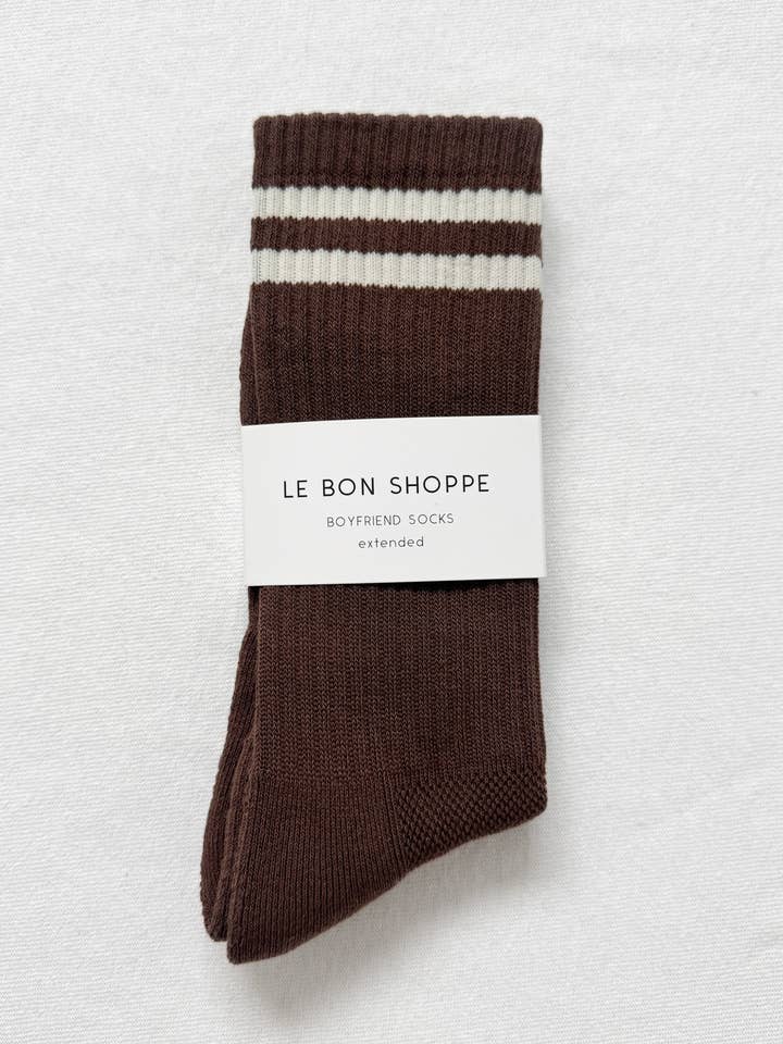 Le Bon Shoppe - Wholesale Socks - Unisex - EXTENDED Boyfriend Socks (wholesale)2