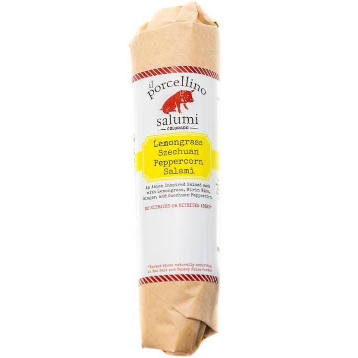 Il Porcellino Salumi - Wholesale Salami - Lemongrass Szechuan Peppercorn Salami1