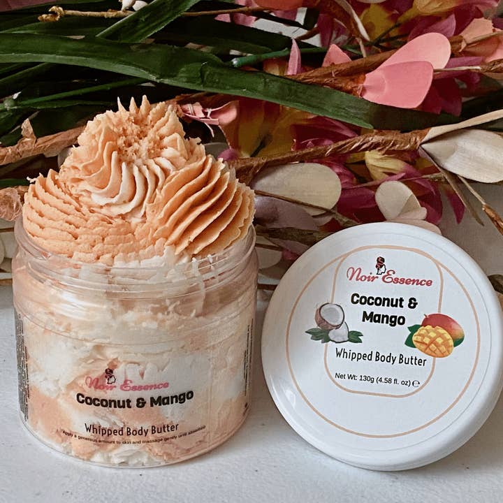 Coconut & Mango Whipped Body Butter for wholesale by Noir Essence