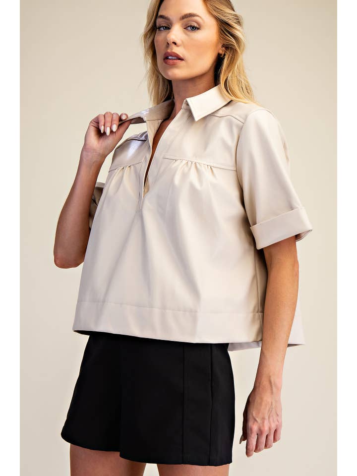 Glam - Wholesale Blouse - Women's - Short-Sleeve Swing Top7