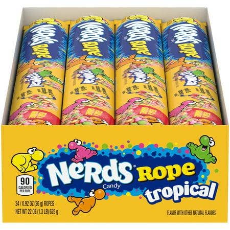 Long Island Candy Factory – wholesale Boiled sweets – Nerds Rope Tropical Candy 24 count 0.92 ounce0