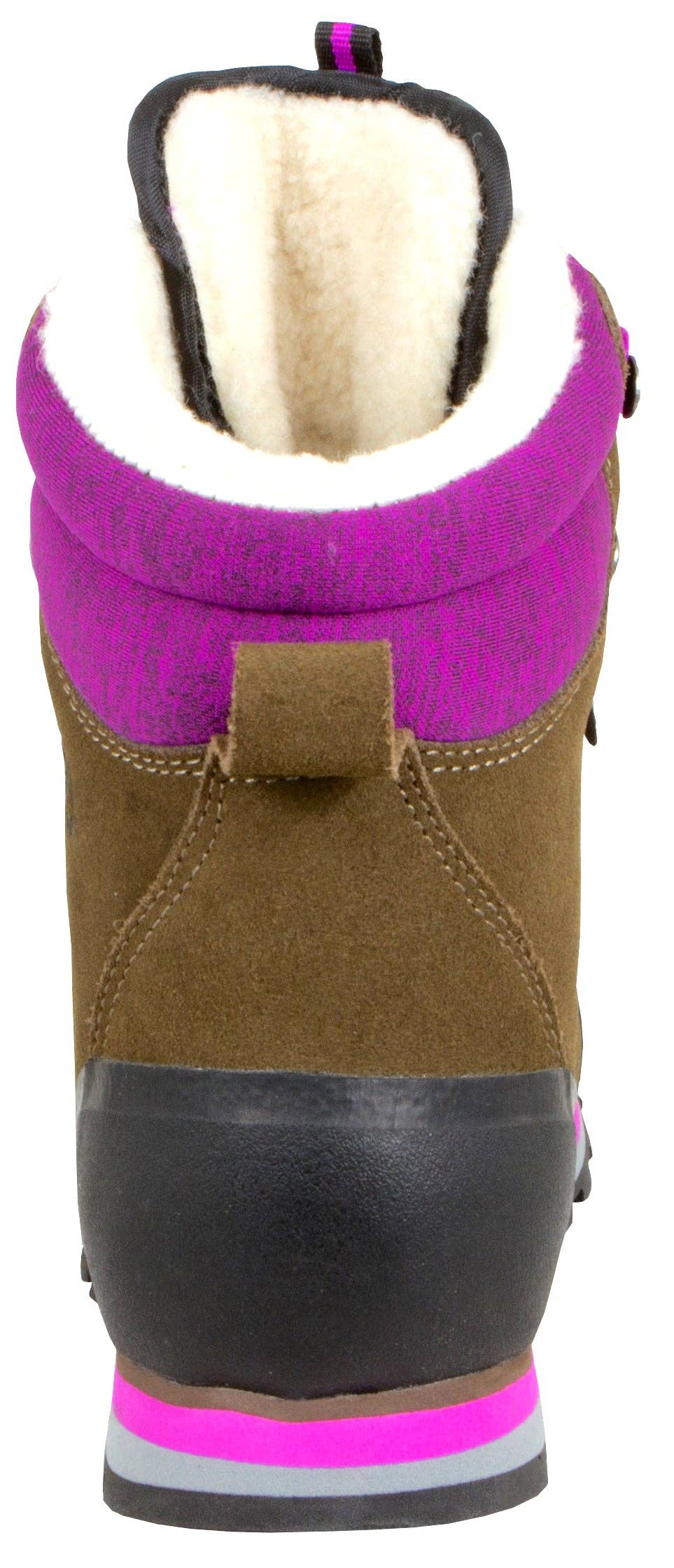 Braun Lila GUGGEN Mountain HPM59 Damen Trekking-& Wanderstiefel gefüttert mit echter Wolle wasserdicht for wholesale on Faire8