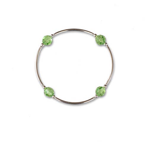 Made as Intended – Pulseira de missangas por atacado – Pulseira de bênção de cristal peridoto de 8 mm - agosto0