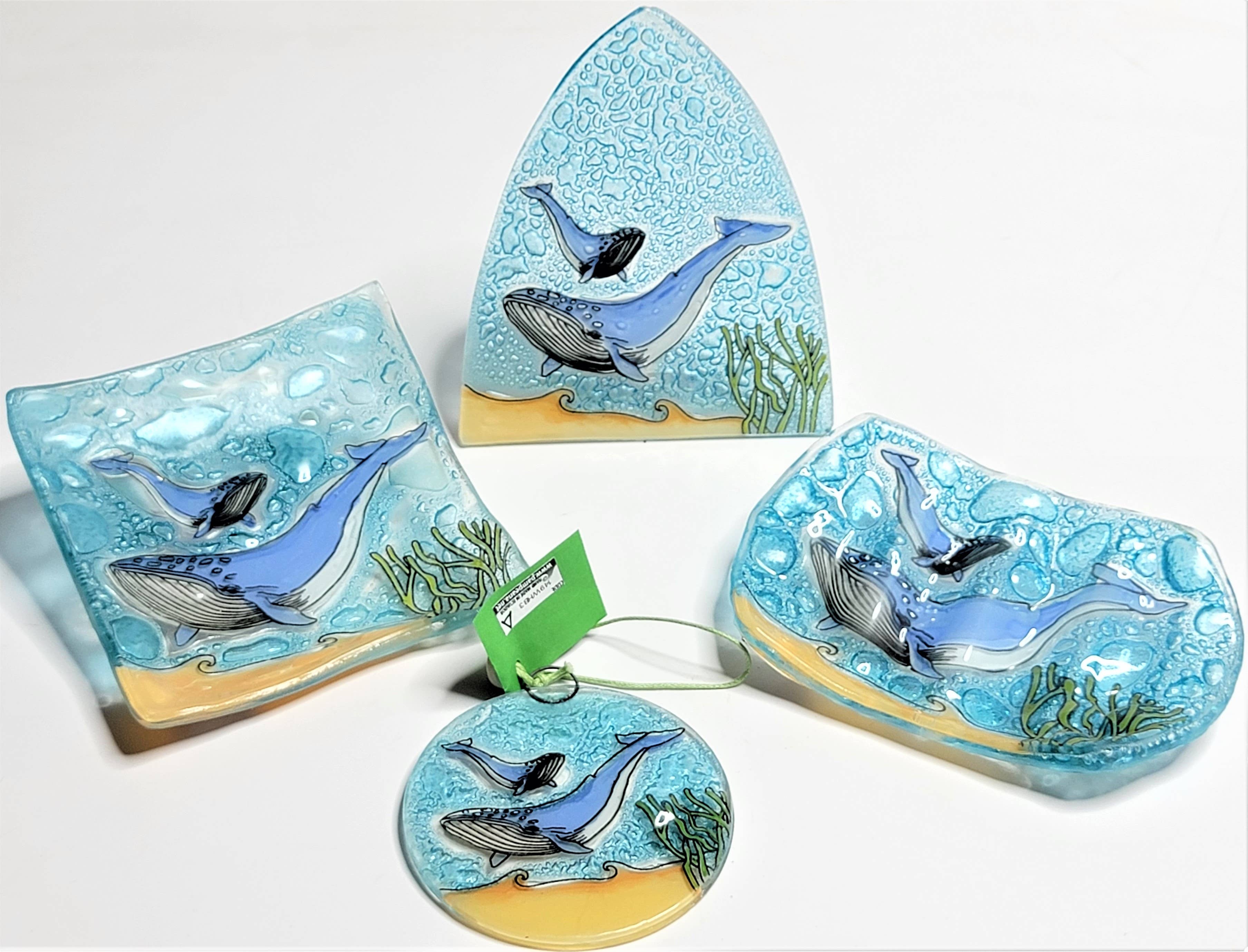 Pampeana - Wholesale Ornament - Whale Family Ornament / Suncatcher1
