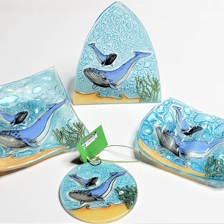 Pampeana - Wholesale Ornament - Whale Family Ornament / Suncatcher1