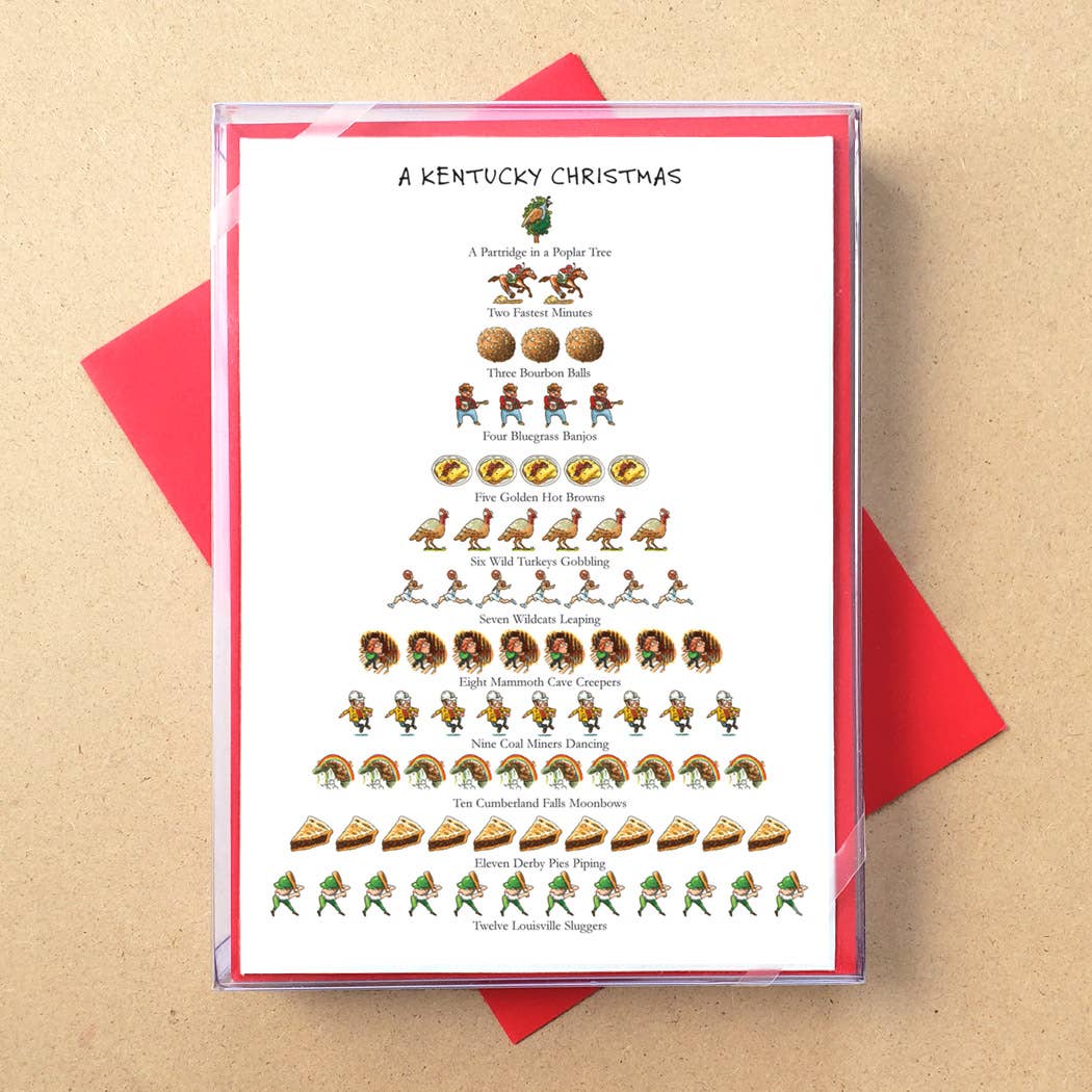 Allport Editions – Großhandel Weihnachtskarte – „Staaten: 12 Days of Christmas“ -Boxkarten — ALLE 50 BUNDESSTAATEN!7