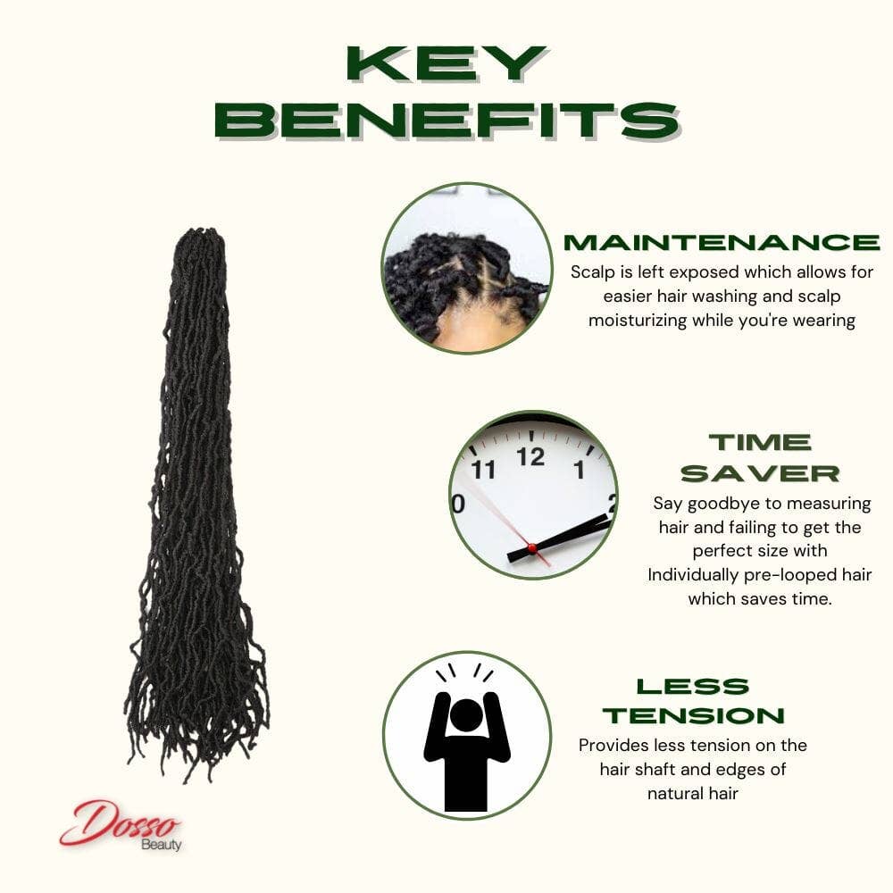 Dosso Beauty - Wholesale Hair Extensions - Soft Locs Kit11