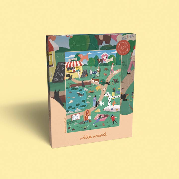 Willa Wunst GmbH - Wholesale Puzzle - Adult - Dog Park Puzzle2
