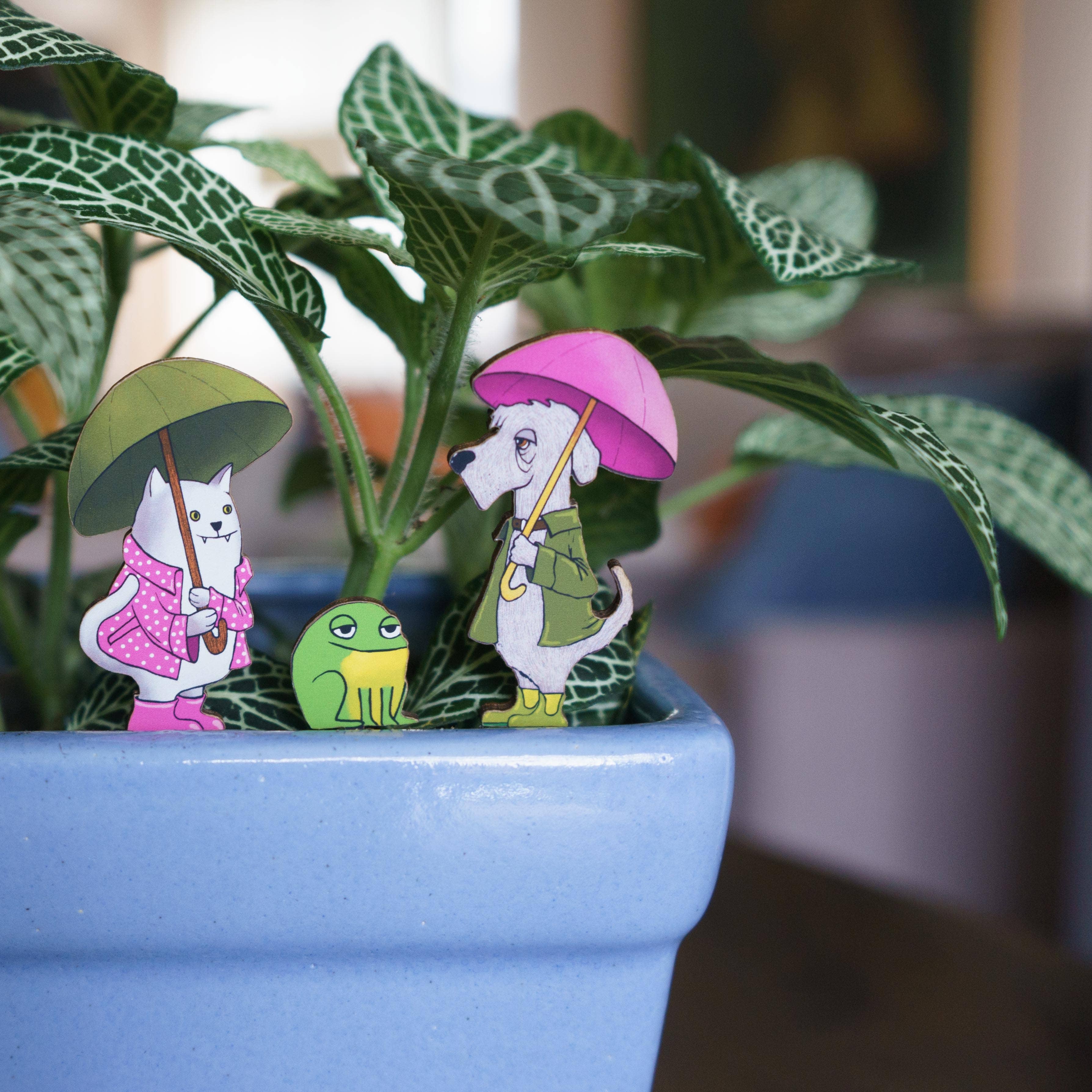 20 Leagues - Wholesale DIY Craft Kit - Raining Cats & Dogs Fancy Plants Diorama Kit1