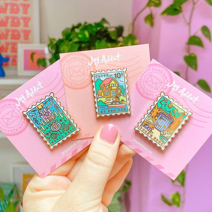 Joy Addict - Wholesale Lapel Pin/Button - Pooh's Home Enamel Pin3