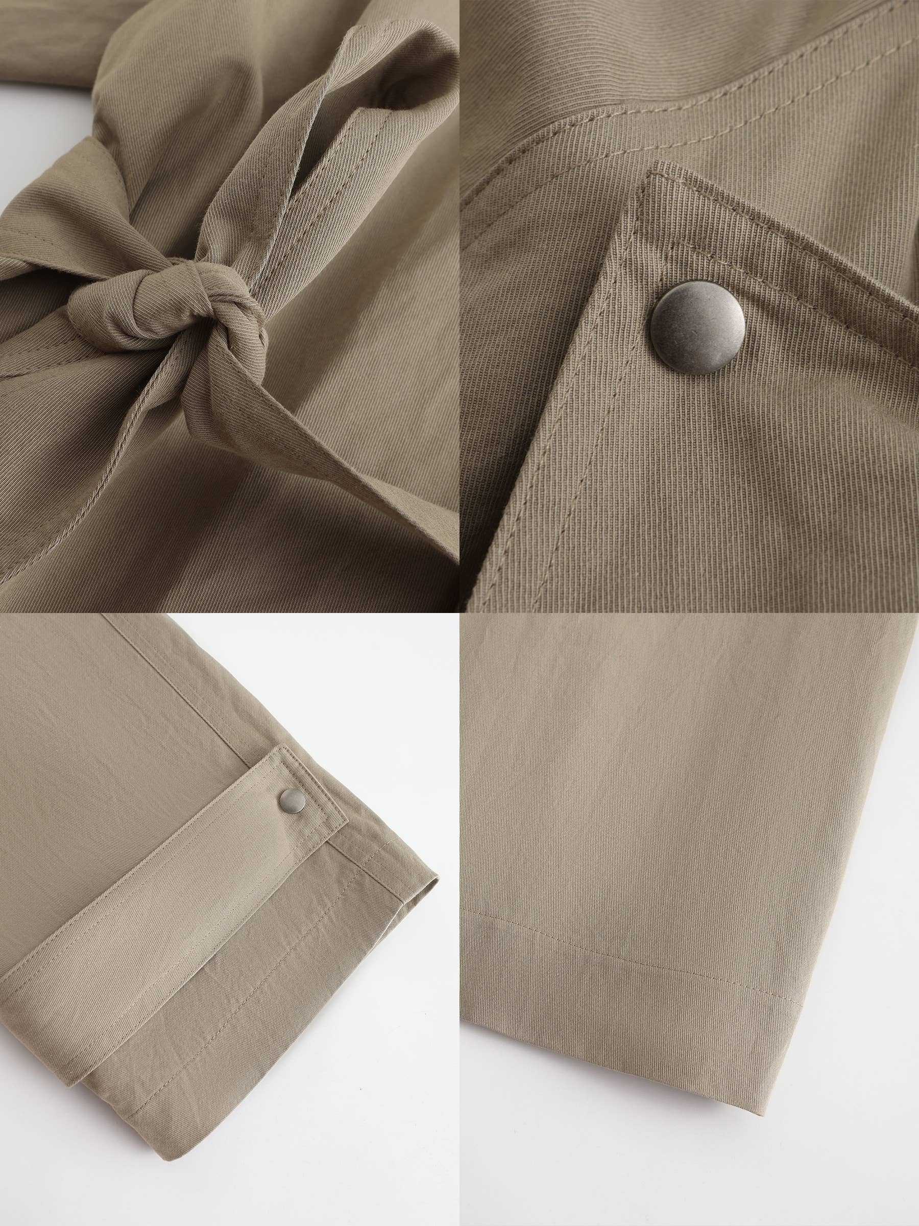 CUBIC - Wholesale Trench Coat - Women's - Oversized Large Lapel Long Trench Coat3