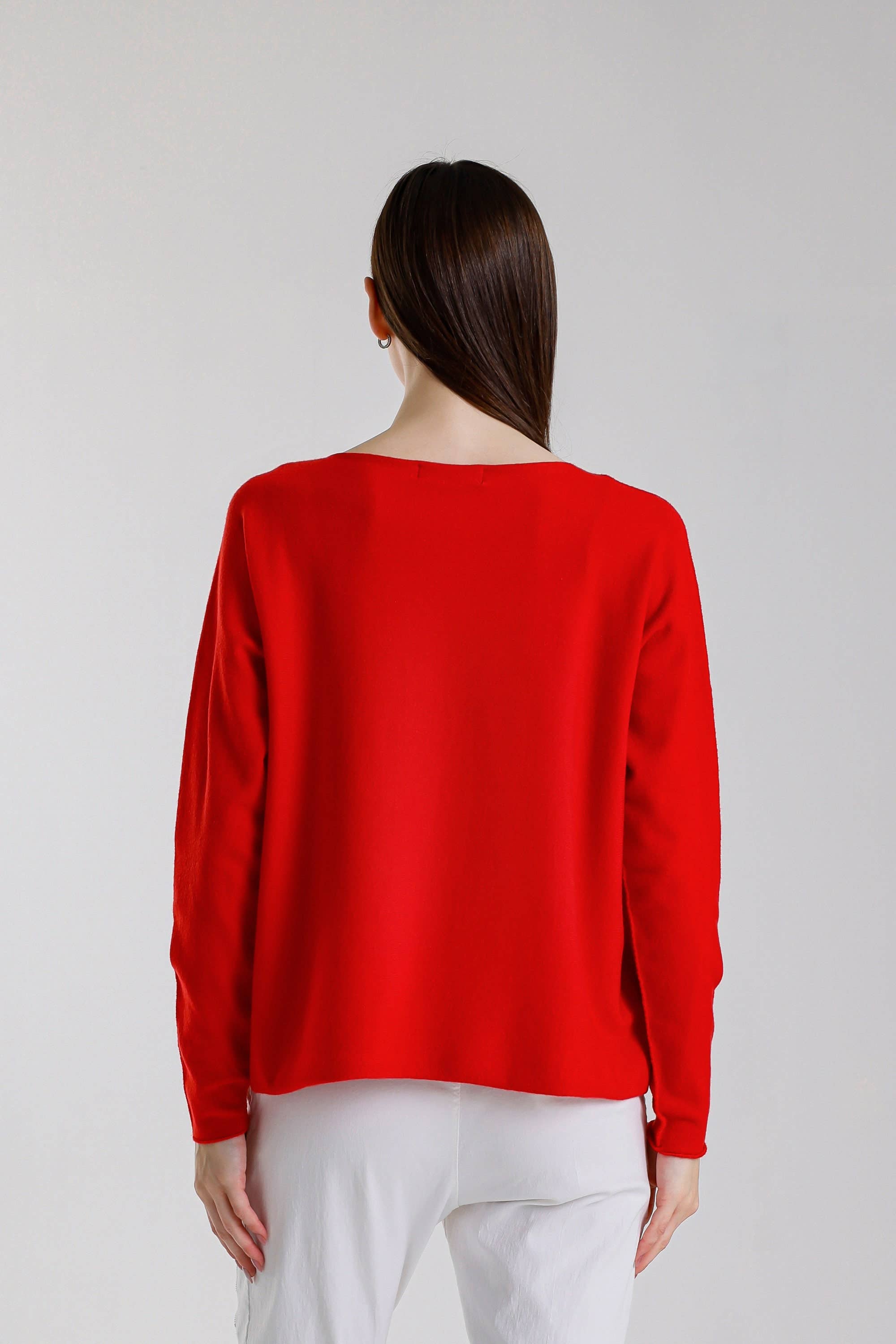 TINA Stephens Italy/Tees By Tina - Wholesale Knit Sweater - Women's - Laurin Seriously Soft Jewel Neck Sweater (BLS425)51