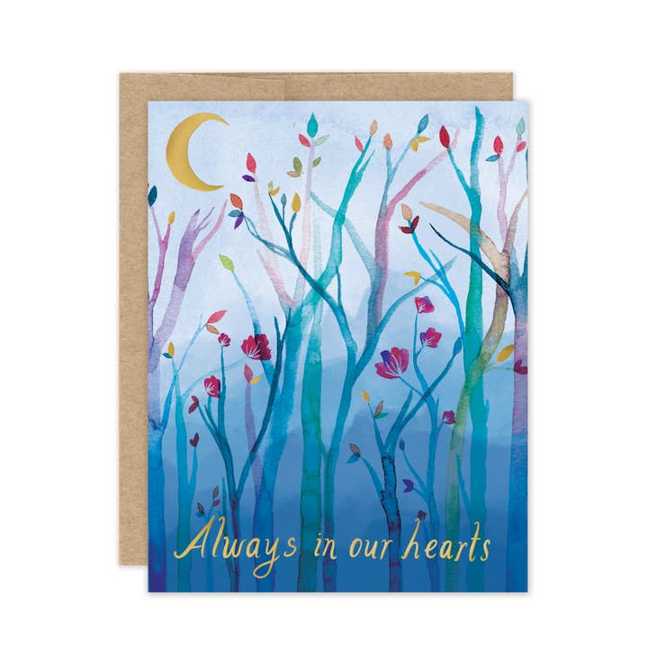 Maanverlichte Takken Sympathie - Luxe A2 Kaart voor wholesale door Biely & Shoaf