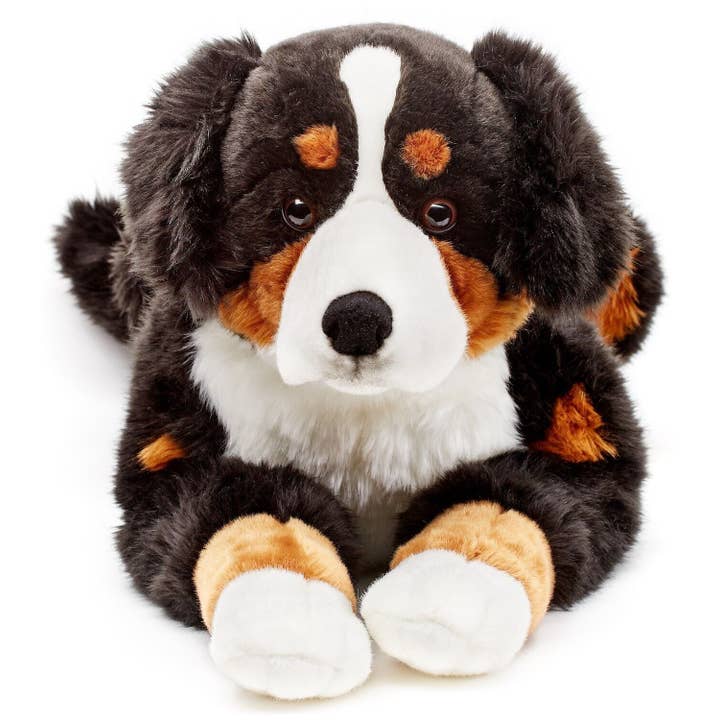 Uni Toys - Wholesale Stuffed/Plush Toy - Kids & Baby - Bernese mountain dog, lying down - cuddly/plush toy1