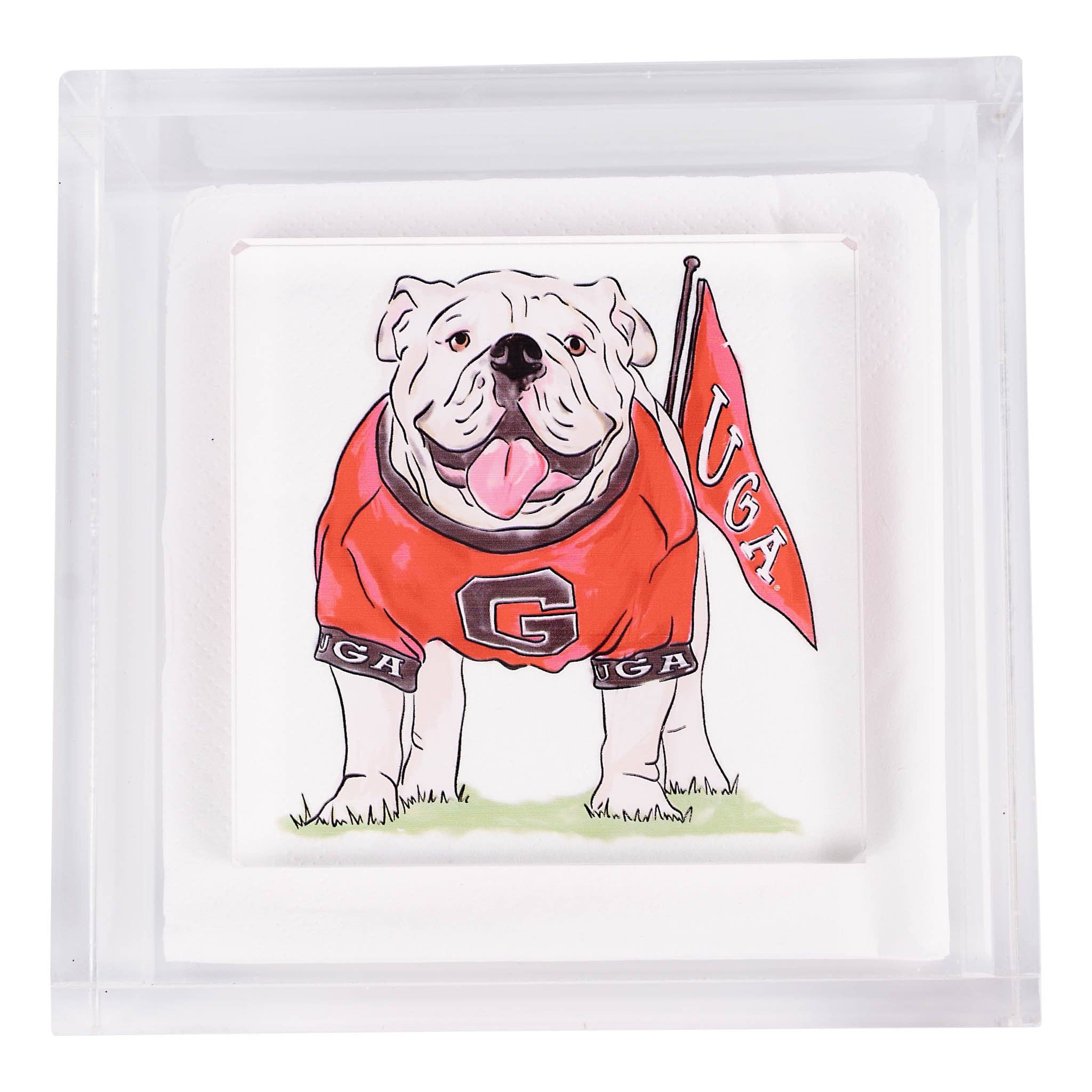 Glory Haus - Wholesale Napkin Holder - Georgia  Mascot Napkin Weight2