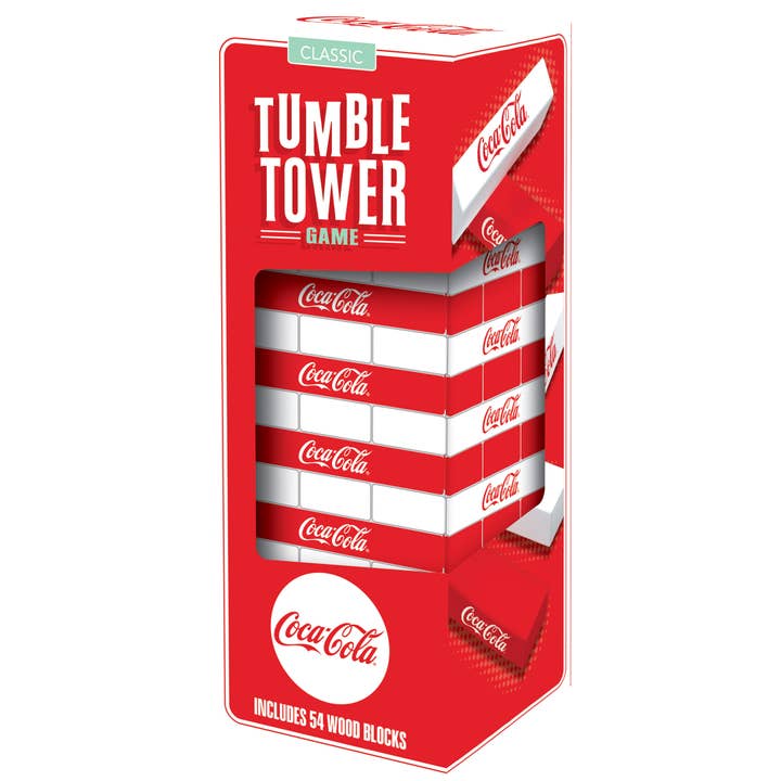 Coca-Cola Tumble Tower for wholesale by Masterpieces Puzzles