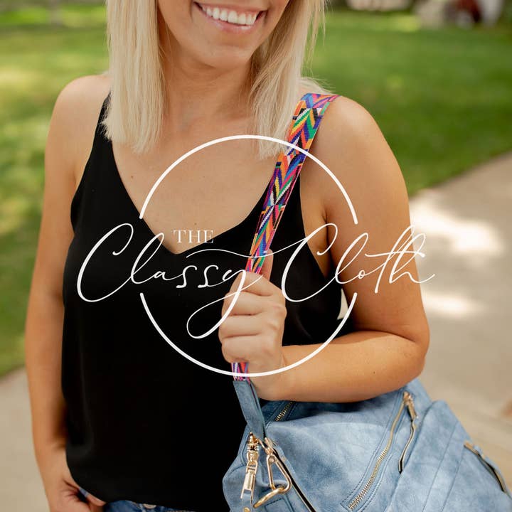 The Classy Cloth WS - Wholesale Backpack - Women's - Chloe Convertible Backpack - Brilliant Blue - Hip Hippie RTS3