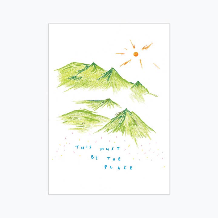 This must be the place print for wholesale by Oh Lightning