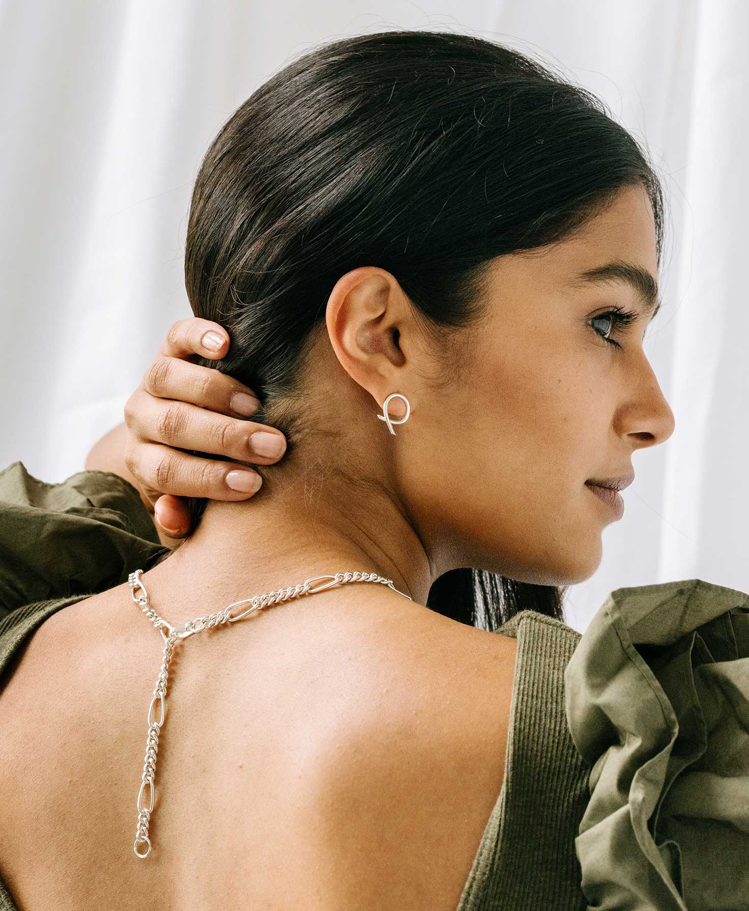 Noonday Collection - Wholesale Dangle Earrings - Silver Stitch Earrings1