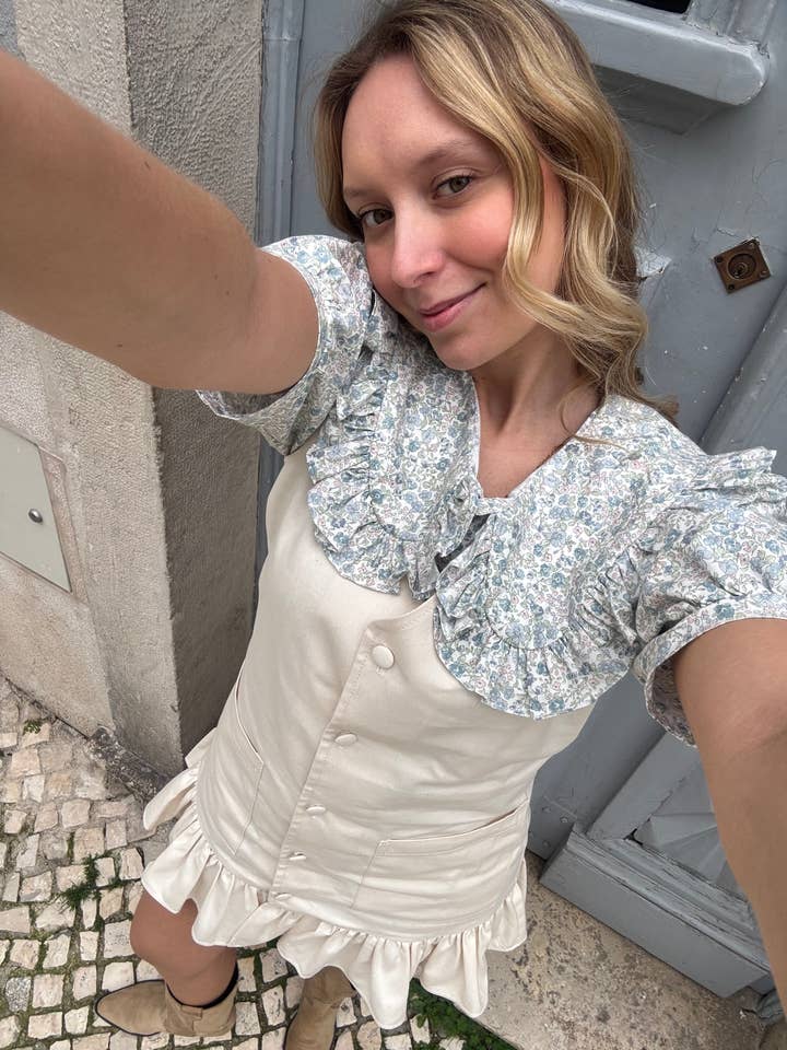 Matilde Flores Blouse for wholesale by Olivia Jeans