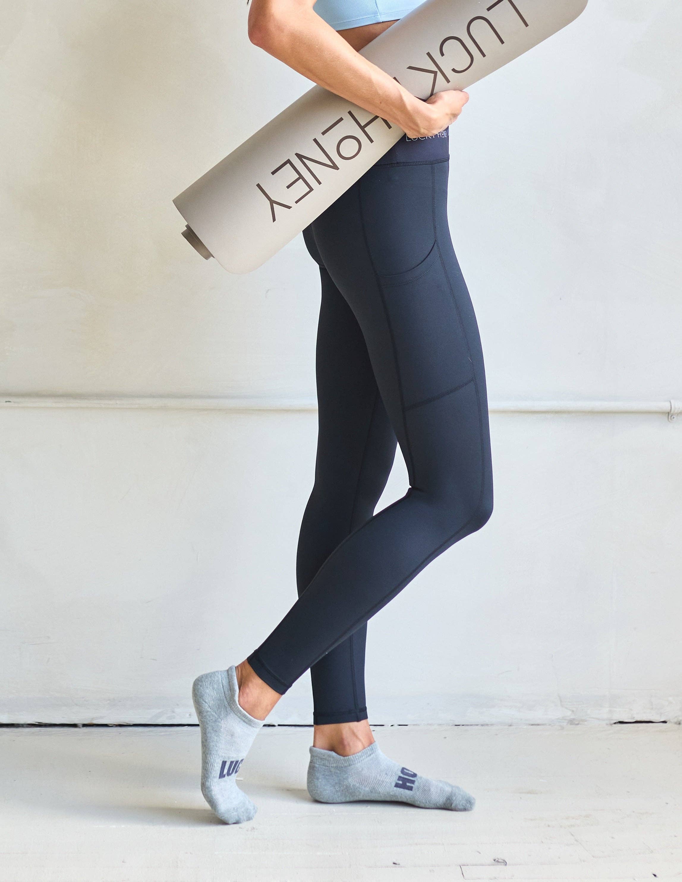 LUCKY HONEY – Großhandel Sport-/Lounge-Leggings – Damen – Biene Cool Lange Gamaschen2