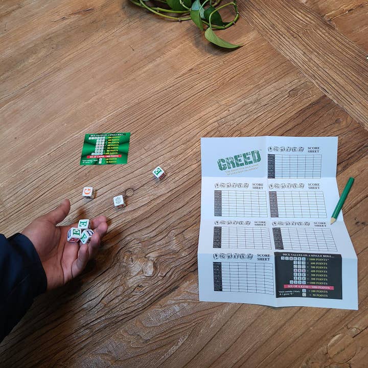 Wood Expressions - Vendita all'ingrosso Dadi - Gioco di dadi Greed3