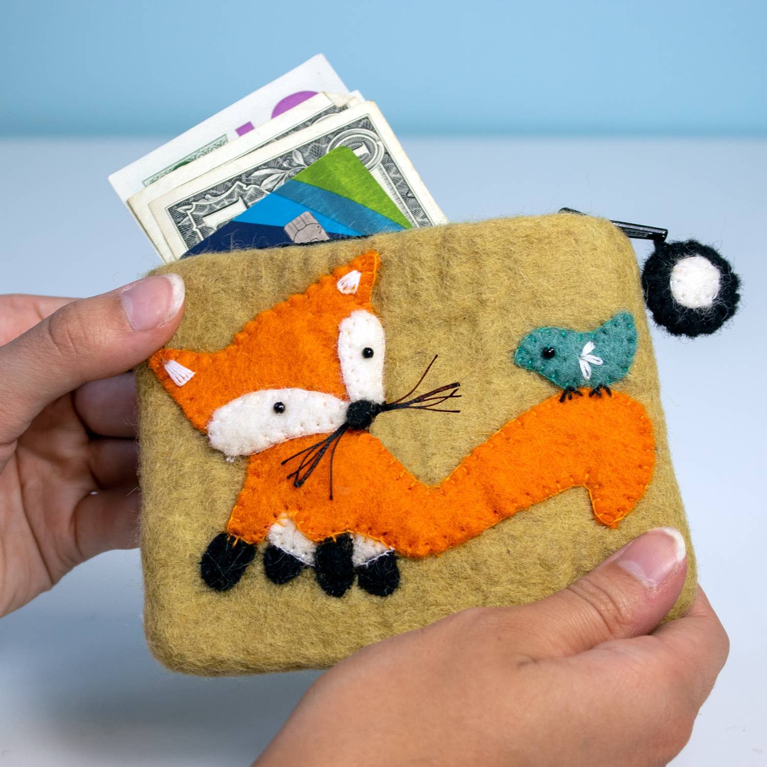 dZi Handmade – wholesale Coin purse – Women’s – Fox Coinpurse1