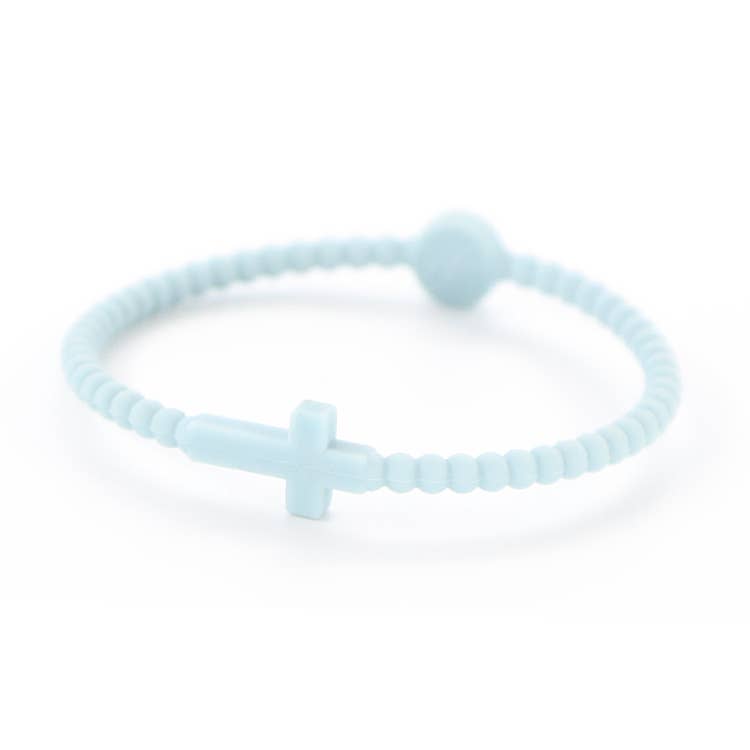 MKS America - Wholesale Bangle Bracelet - Jesus Bracelets Silicone Cross Bracelets set13