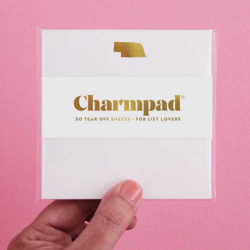 Inclosed Letterpress Co. - Wholesale Notepad - Nebraska Charmpad®