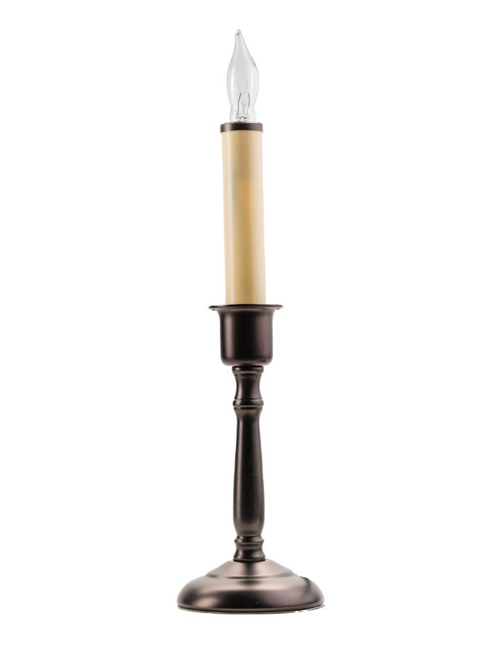 Bougie de fenêtre électrique Bayside en bronze antique pour la vente par IMC Candle Corporation