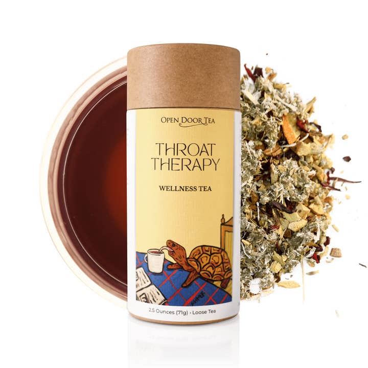 Throat Therapy | Herbal, Functional Tea | Bulk or Retail for wholesale by Open Door Tea