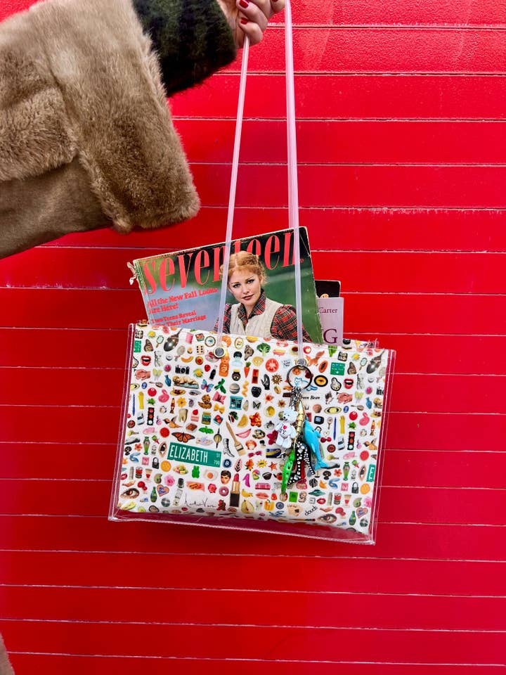 elizabeth street kraft paper shoulder bag for wholesale by Haricot Vert