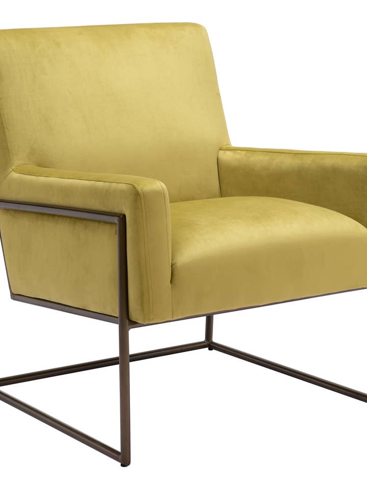 New York Accent Chair Olive Green for wholesale by Zuo Modern