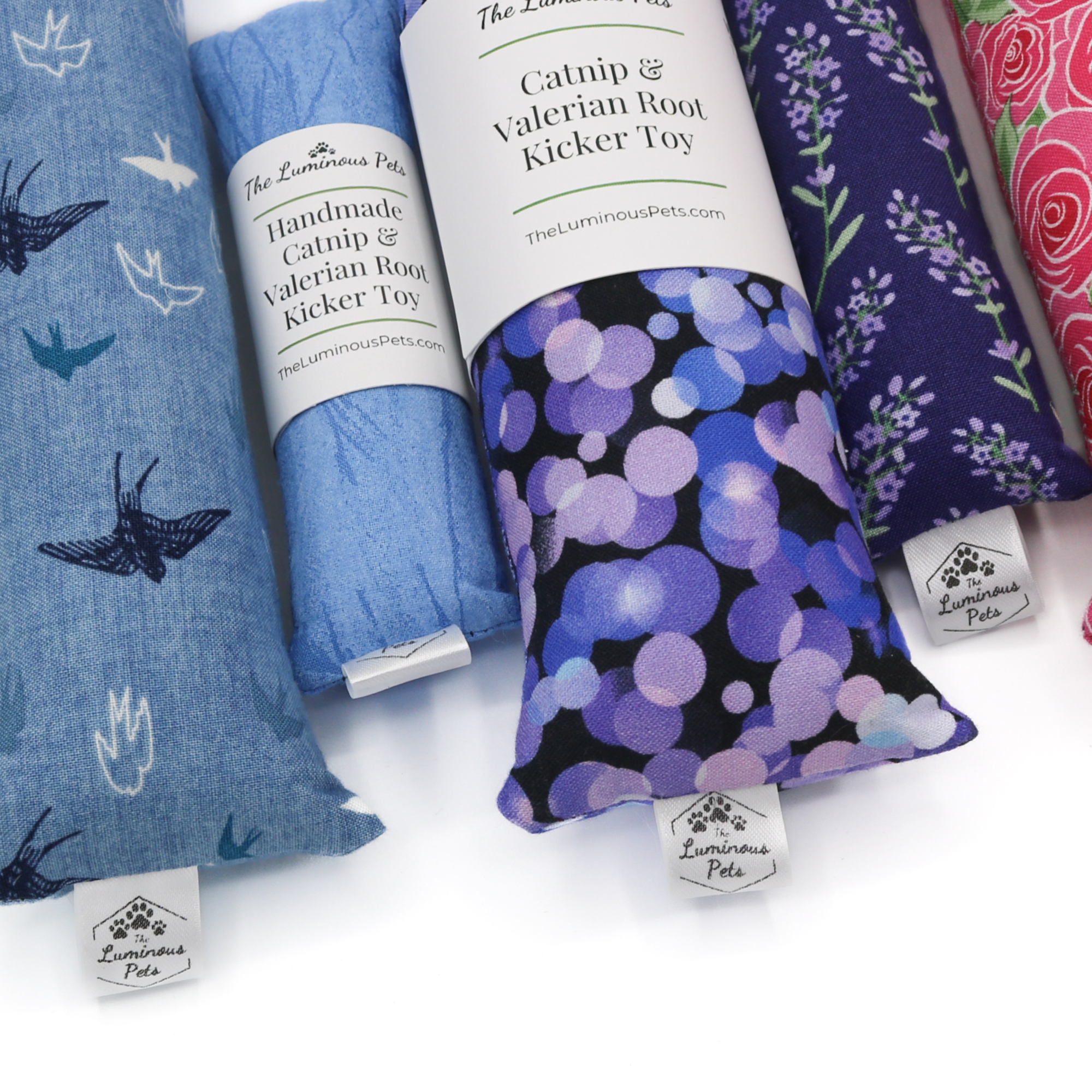 The Luminous Pets - Wholesale Pet Toy - Cat - Assorted Cool Tones | Catnip with Valerian Root Cat Toy1