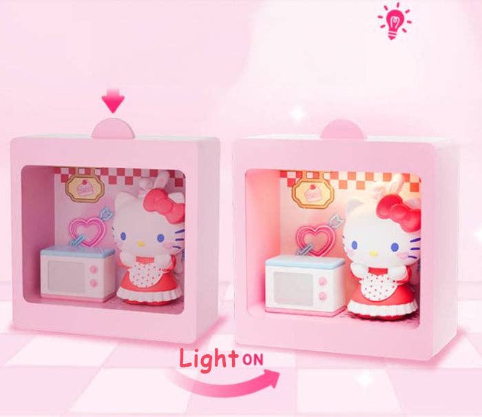 K-Wonderland - Wholesale Decorative Figurine - Sanrio Characters Light-Up Diorama Blind Box RestaurantTheme1