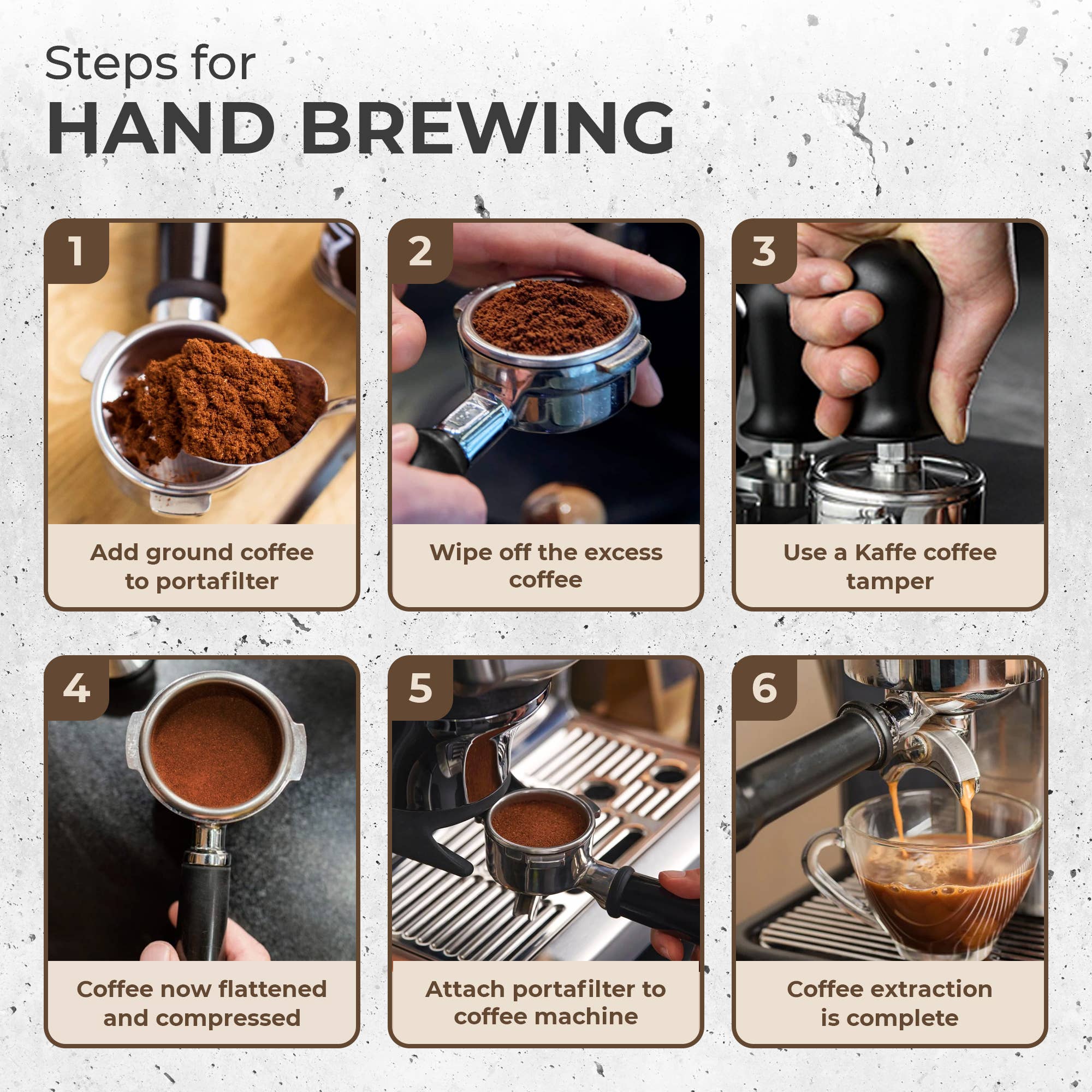 Kaffe - Vendita all'ingrosso Utensile/attrezzo da cucina - Kaffe Espresso, pressino a molla, 51 mm5