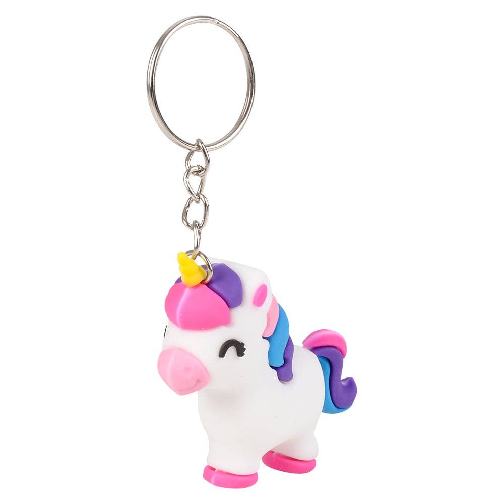 La Luna Bella - Toys - Wholesale Keychain - Kids - 2.25" UNICORN KEYCHAINS LLB Keychain2