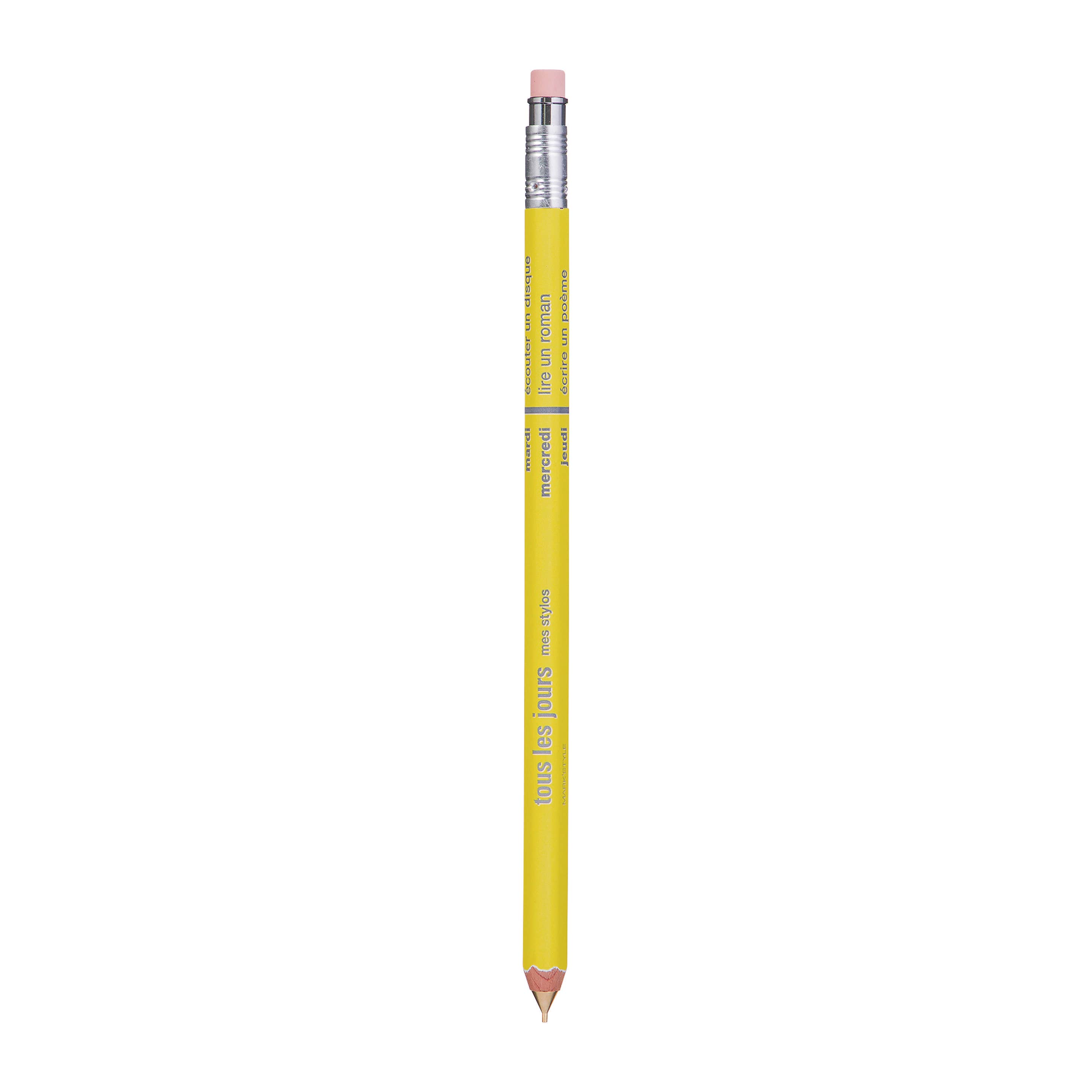 MARK'S Inc. - Wholesale Pencil - Mechanical Pencil with Eraser tous les jours / MARK'STYLE18