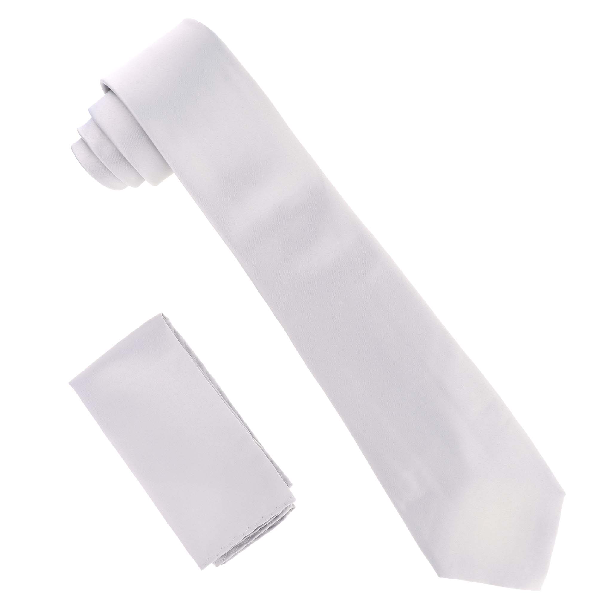 Dubal Brothers – wholesale Slipsar – Herr – Vittorio Farina Solid Satin slips & Pocket Square av Classy Manschettknappar39