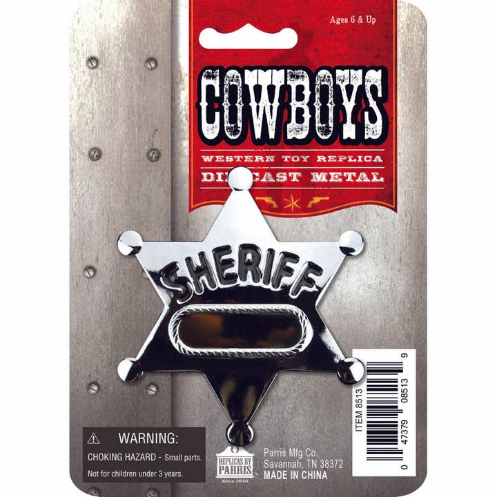 Parris Toys - Wholesale Badge Accessory - Unisex - Sheriff Badges