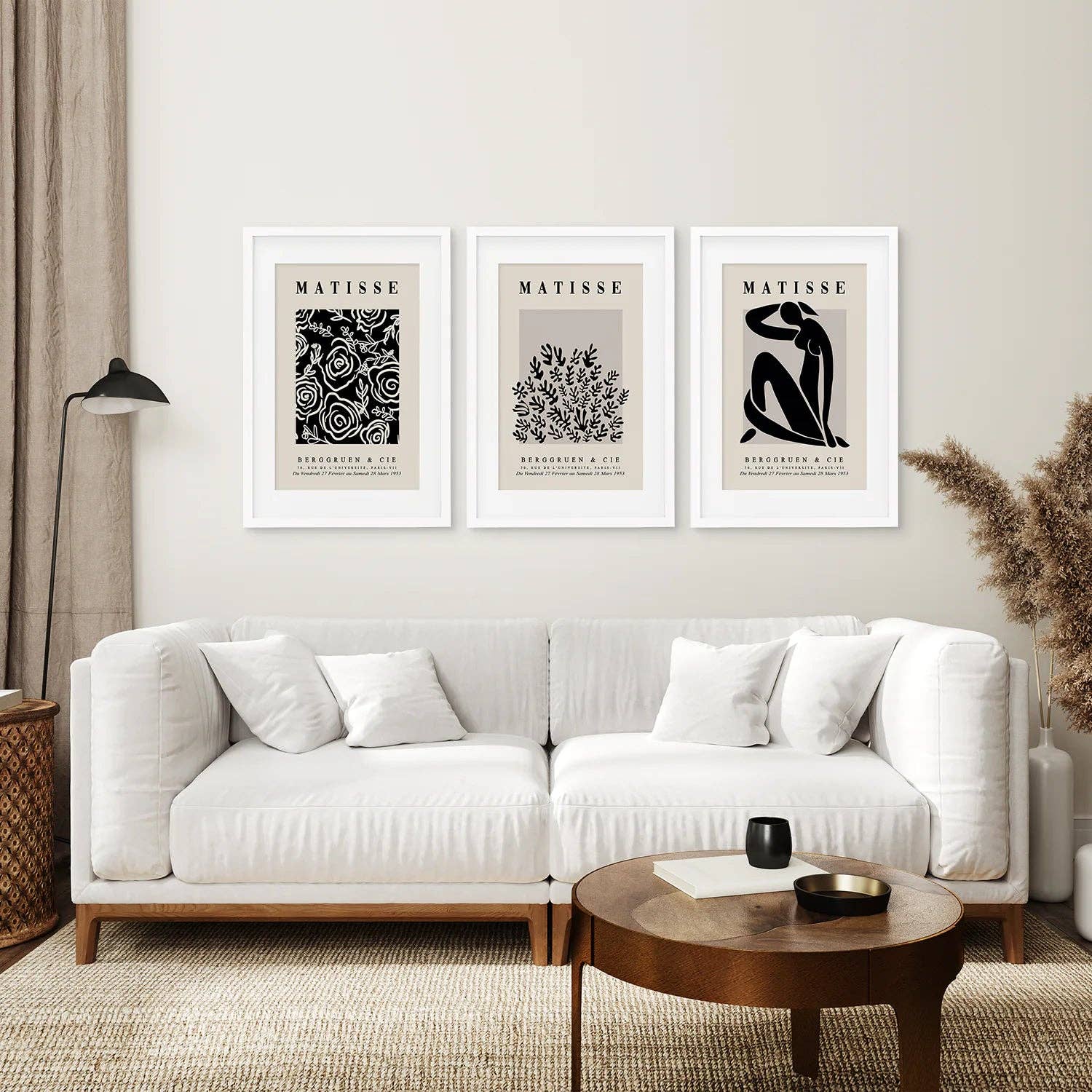 Art Lane - Wholesale Art Print - Black Beige Vintage Henri Matisse Wall Art Print1