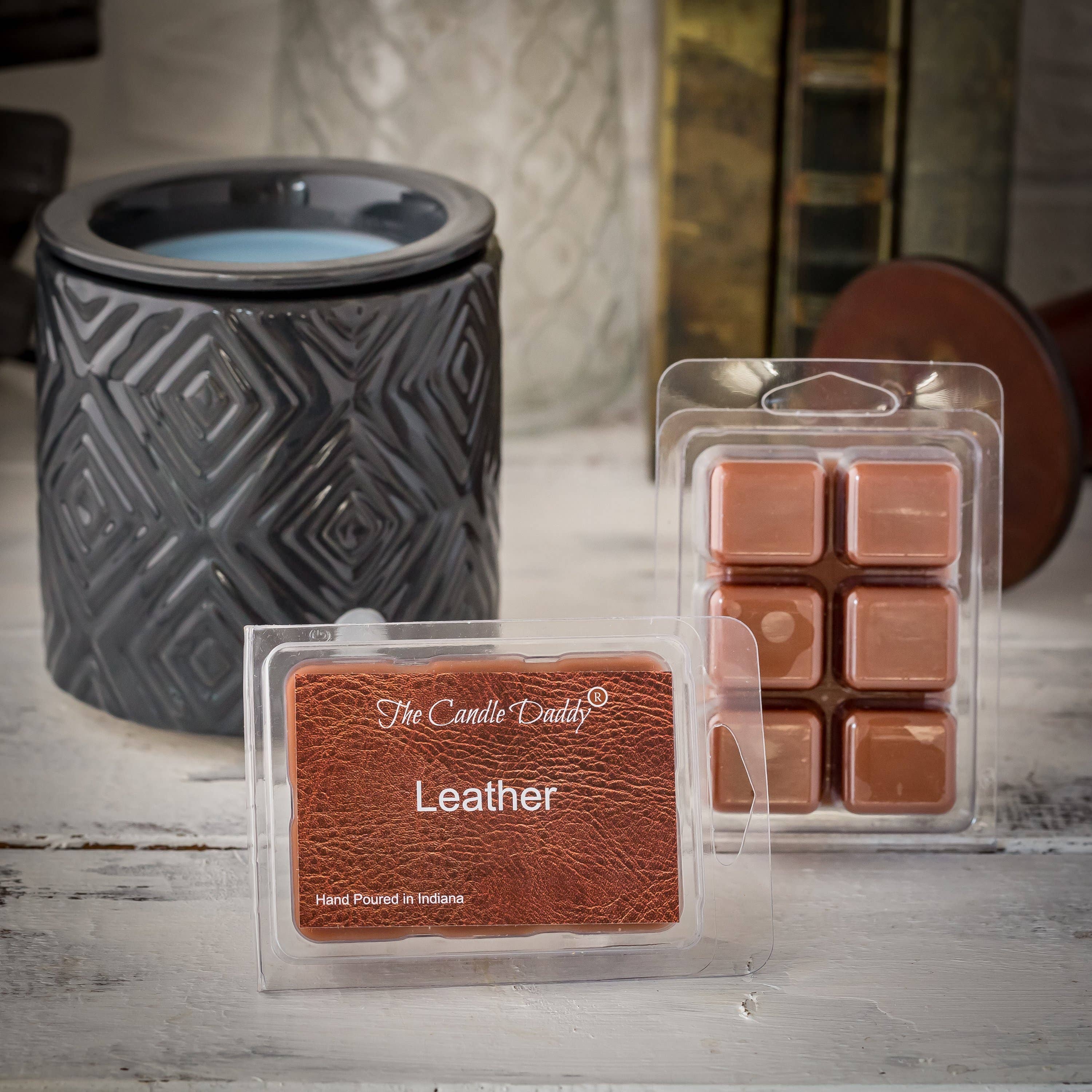 The Candle Daddy - Wholesale Wax Melt - Leather Scented Melt- Maximum Scent Wax Cubes/Melts- 1 Pack4