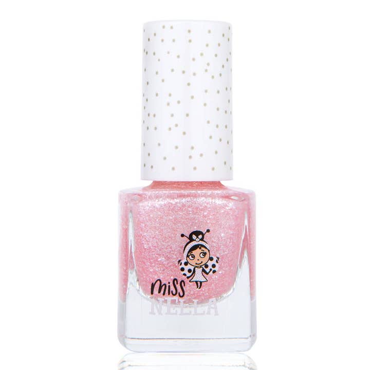 Itsy Glitzy Hippo Kids Peel Off Geurvrije Nagellak voor wholesale door Miss Nella and LAV Kids