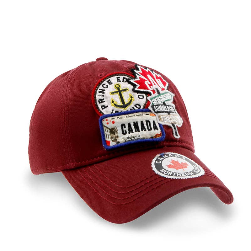 Northern Icons Canada - Wholesale Baseball Cap - Unisex - Prince Edward Island Multi-patch Cap12