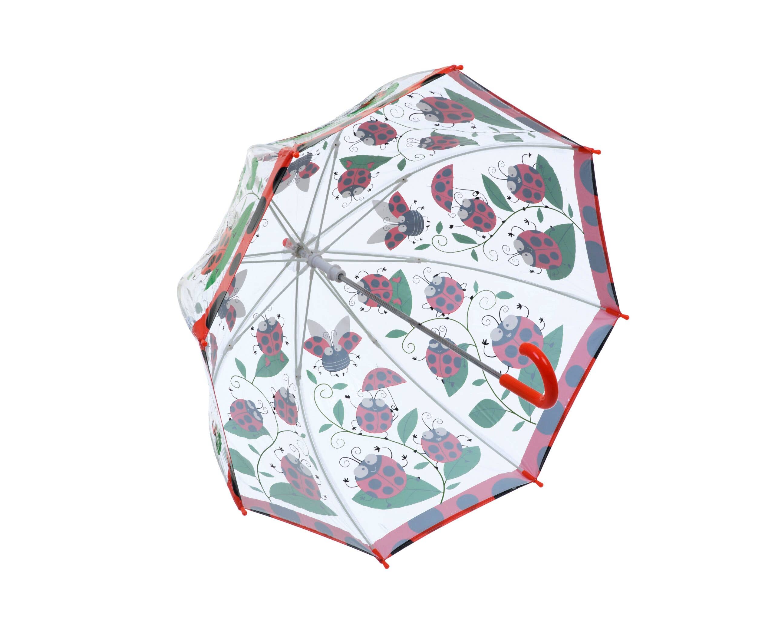 Red Ladybird PVC Umbrella for Children from Bugzz @ Soake Kids for wholesale on Faire2