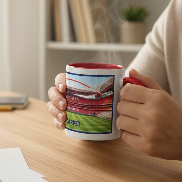 SmartyPants - Wholesale Coffee/Tea Cup - The Carpet Heritage Mug – Arsenal Football Fan Gift 3