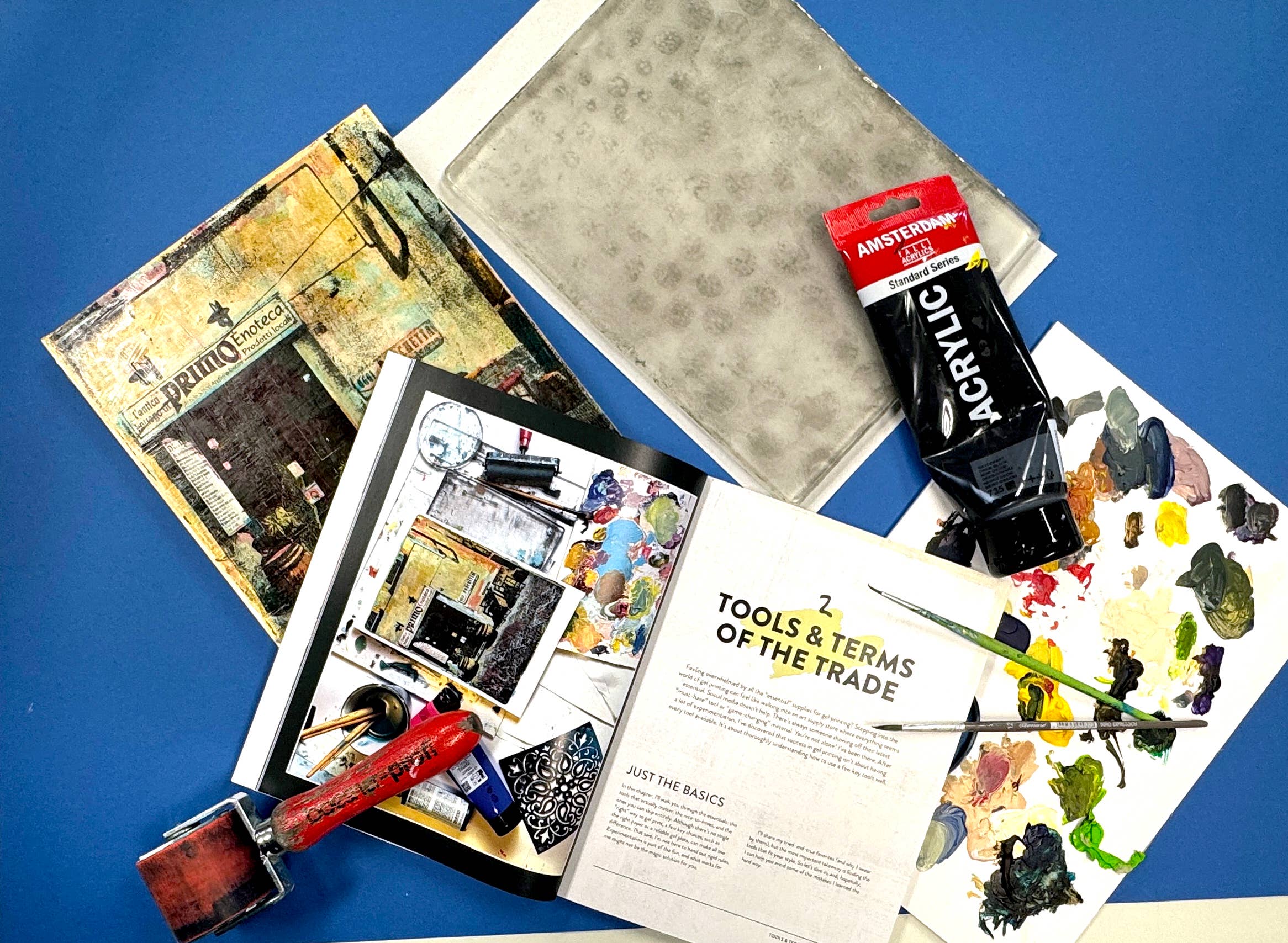 Rocky Nook - Wholesale Arts & Entertainment Book - The Gelli Arts Printmaker's Handbook1