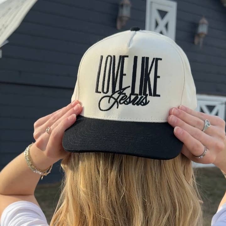 Love Like Jesus Snapback Hat for wholesale by Clover + Cotton Co