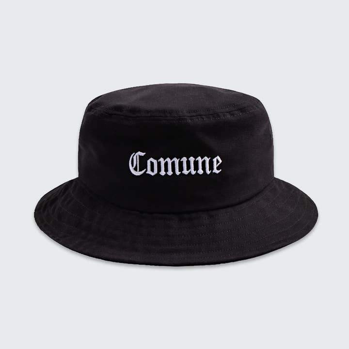CALI BUCKET HAT | Schwarz für den Großhandel von COMUNE